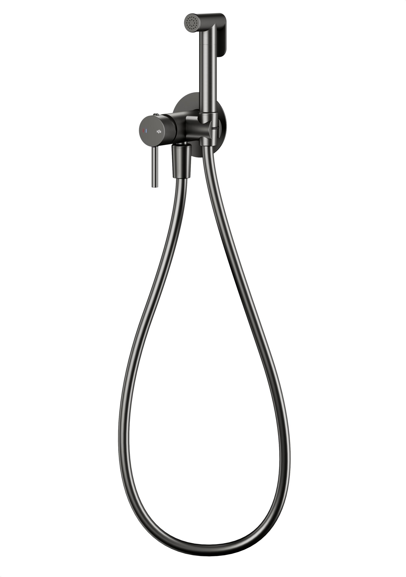 KFA Armatura Moza Gun Metal Grey baterie bideu ascuns || 5039-512-61