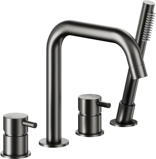 KFA Armatura Moza Gun Metal Grey baterie cadă-duș cadă grafit 5035-210-61