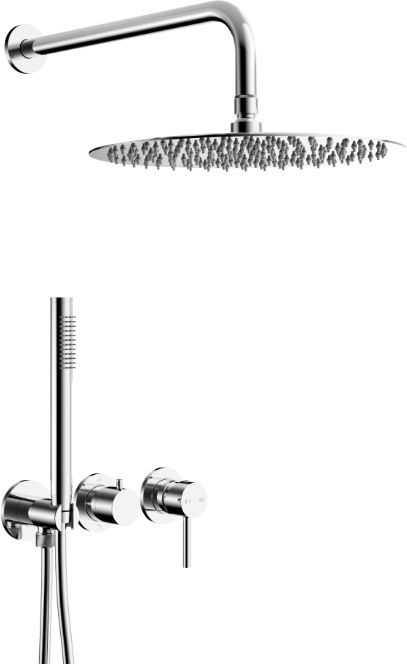 KFA Armatura Moza set cadă și duș ascuns cu duș de ploaie crom 5039-511-00