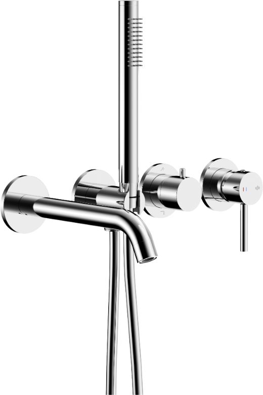 KFA Armatura Moza baterie cadă-duș ascuns crom 5039-411-00