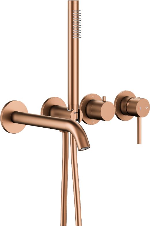 KFA Armatura Moza Rose Gold baterie cadă-duș ascuns || 5039-411-34