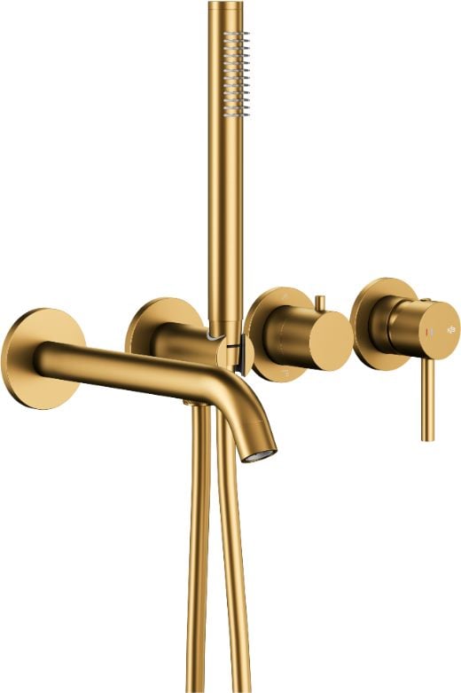 KFA Armatura Moza set cadă și duș ascuns auriu 5039-411-31