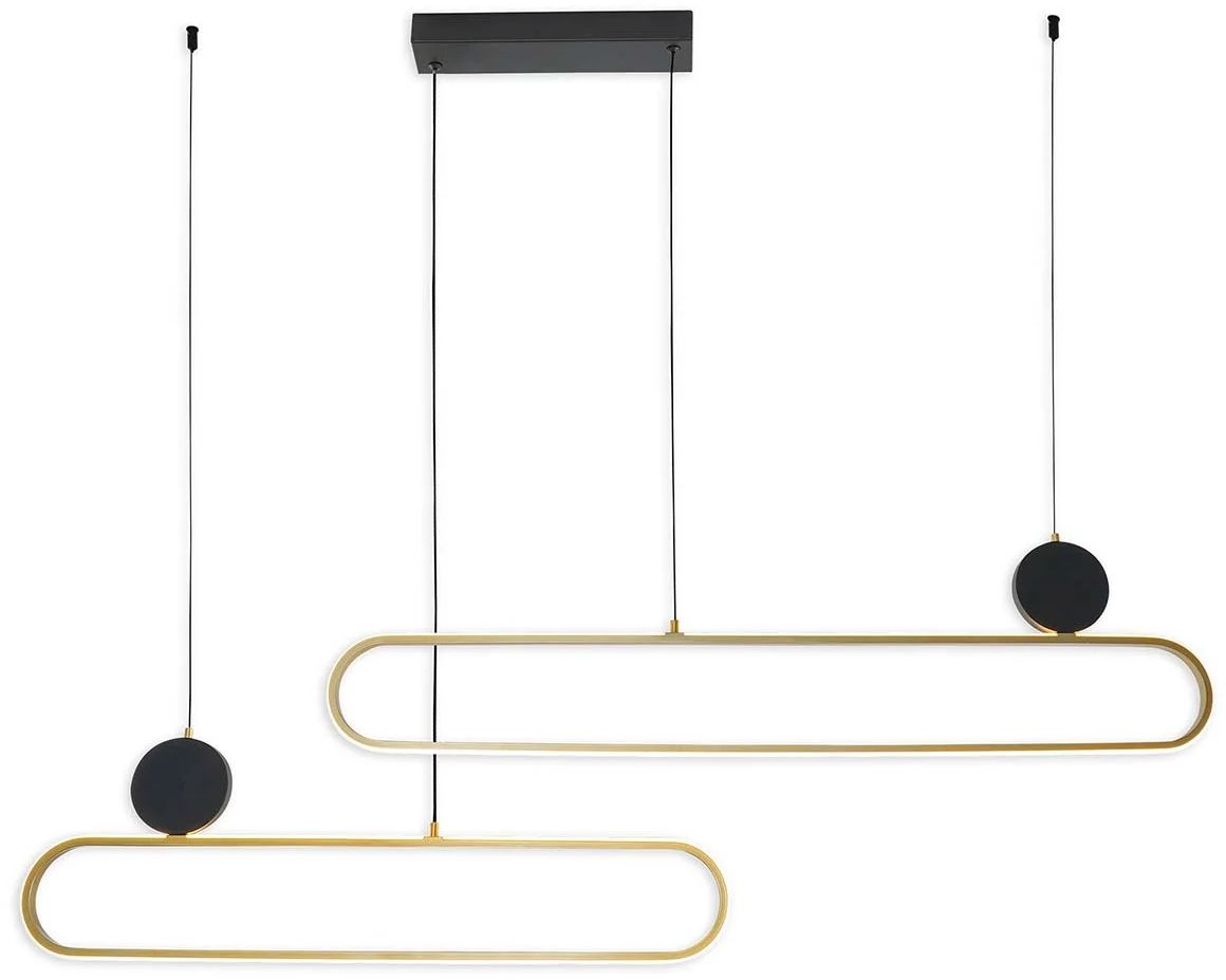 Goldlux Florentyna lampă suspendată 2x48 W auriu 333902
