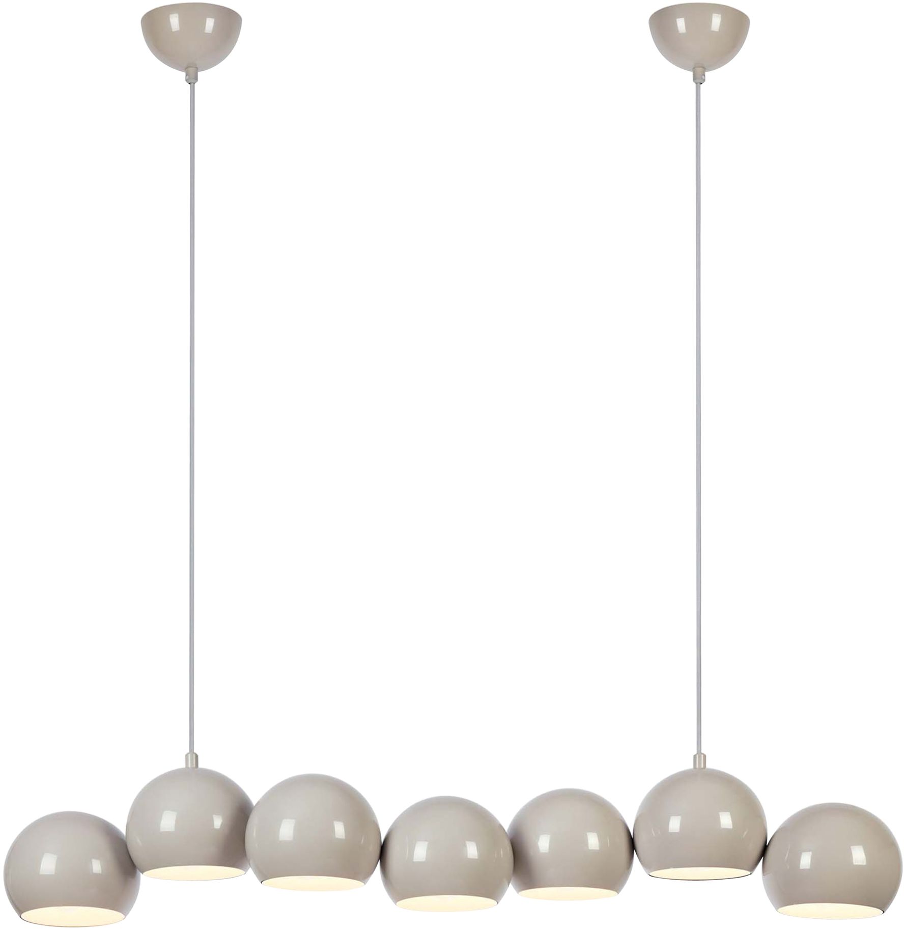 Markslöjd Cupolo lampă suspendată x40 W gri/frasin 108914