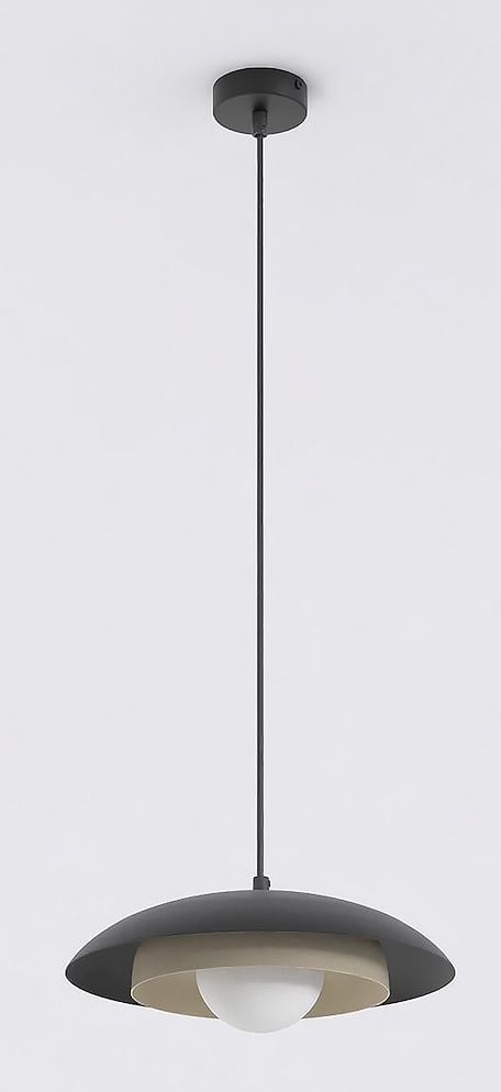 Emibig Skin lampă suspendată 1x8 W negru-cappuccino 1604/1