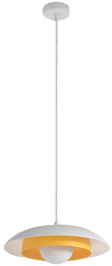 Emibig Skin lampă suspendată 1x8 W alb-portocală 1606/1