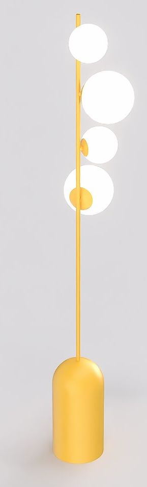 Emibig Etno lampă de podea 4x8 W portocaliu 1502/LP4