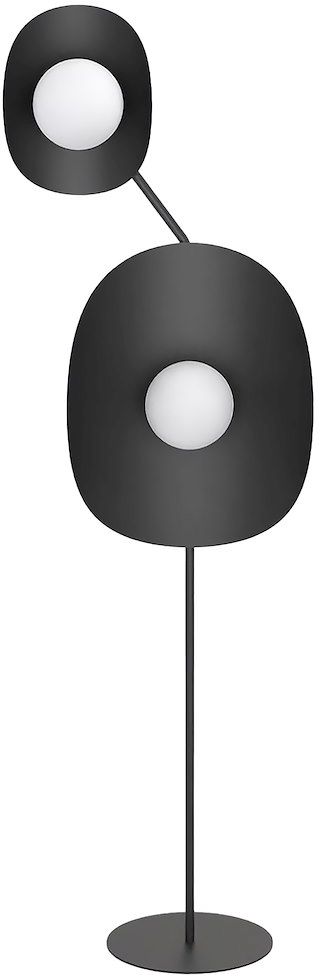 Emibig Delulu lampă de podea 2x8 W negru 1600/LP2