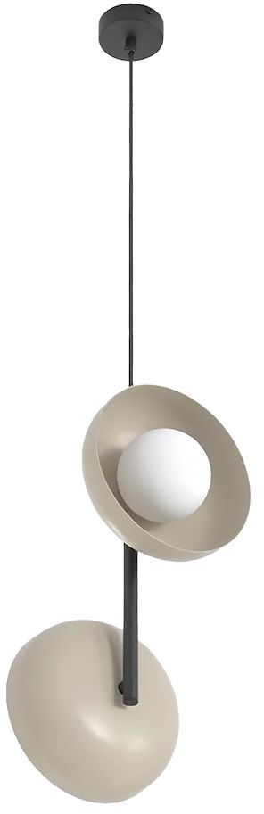 Emibig Vanila lampă suspendată 2x8 W bej 1598/2