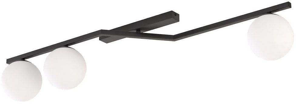 Emibig Naton lampă de tavan 3x10 W negru 1508/3