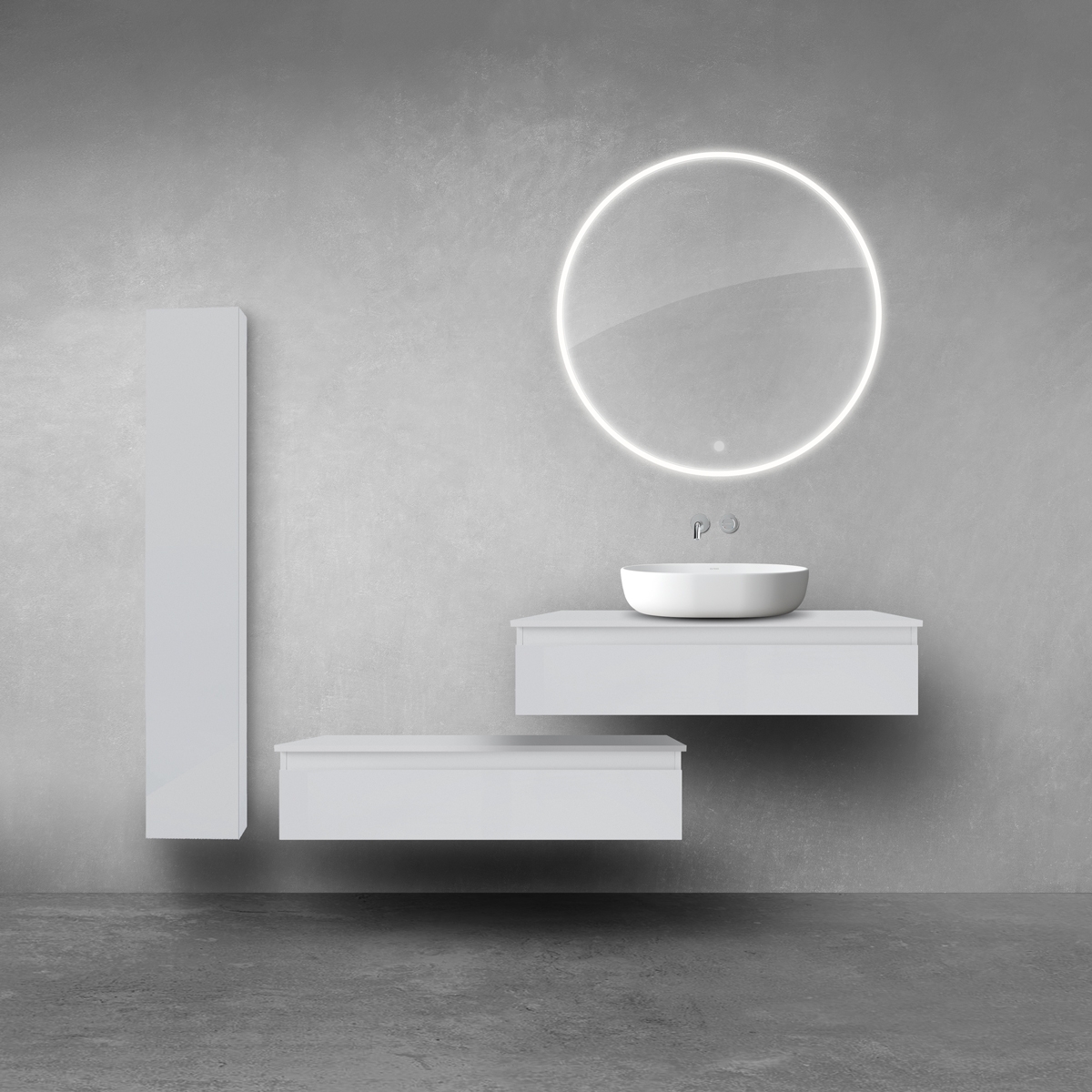 Set dulap Oltens Vernal 61000700, dulap Oltens Vernal 60011700, 63006700