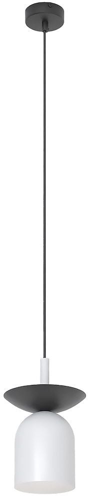 Emibig Ego lampă suspendată 1x10 W negru 1611/1