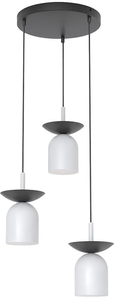 Emibig Ego lampă suspendată 3x10 W negru 1611/3PREM