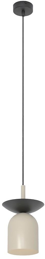 Emibig Ego lampă suspendată 1x10 W negru-cappuccino 1612/1