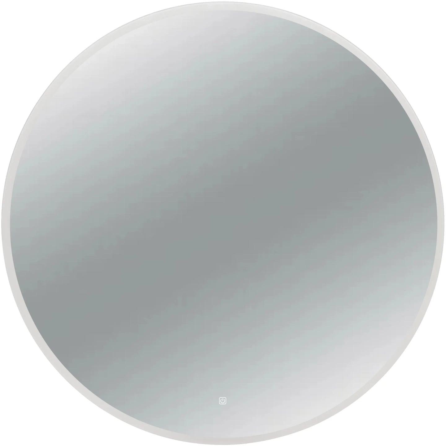 Balneo Moon oglindă 100x100 cm rotund cu iluminare cu covoraș de încălzire alb L0101020401-5