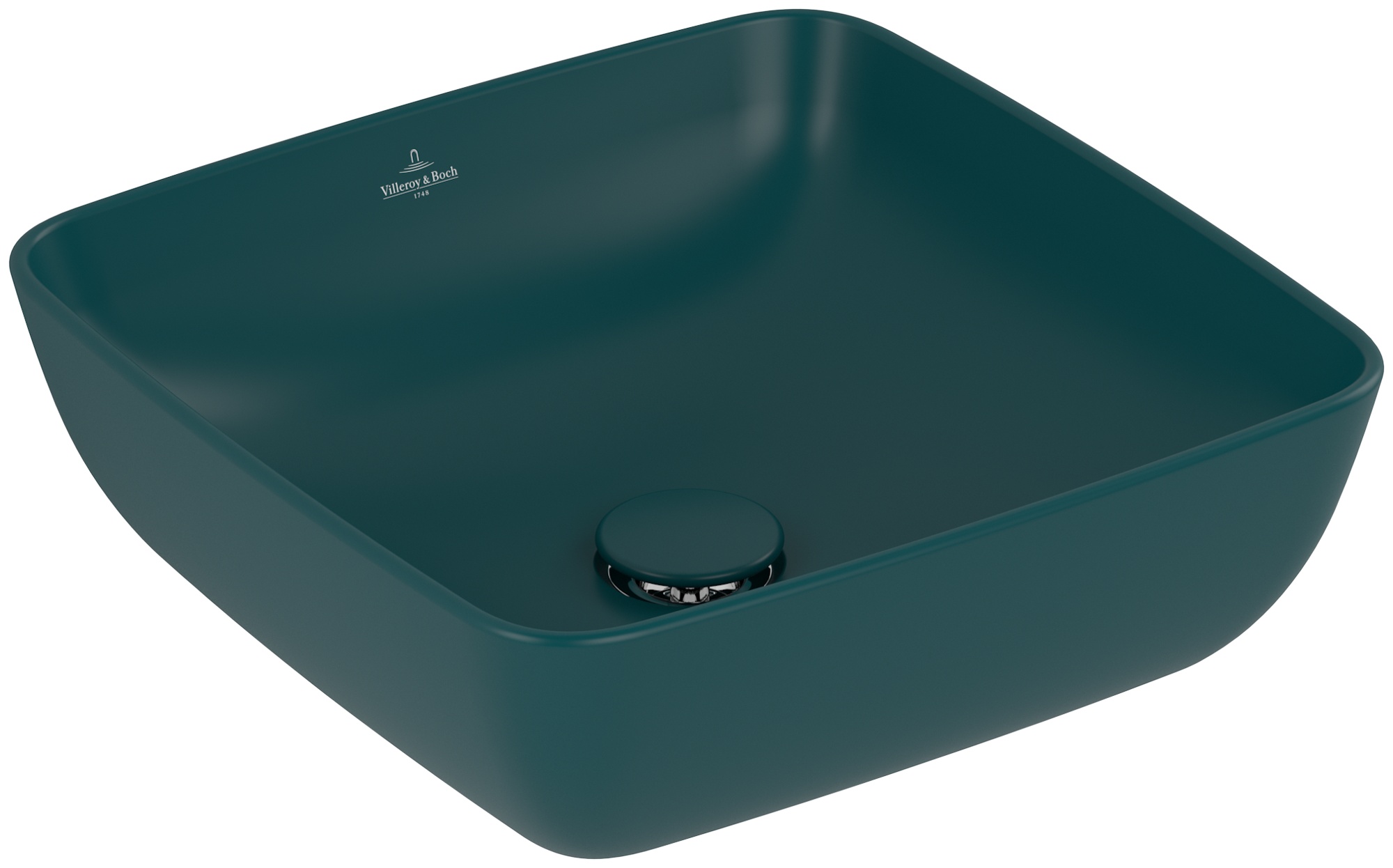 Villeroy & Boch Artis lavoar 41x41 cm pătrat de blat verde 417841TE