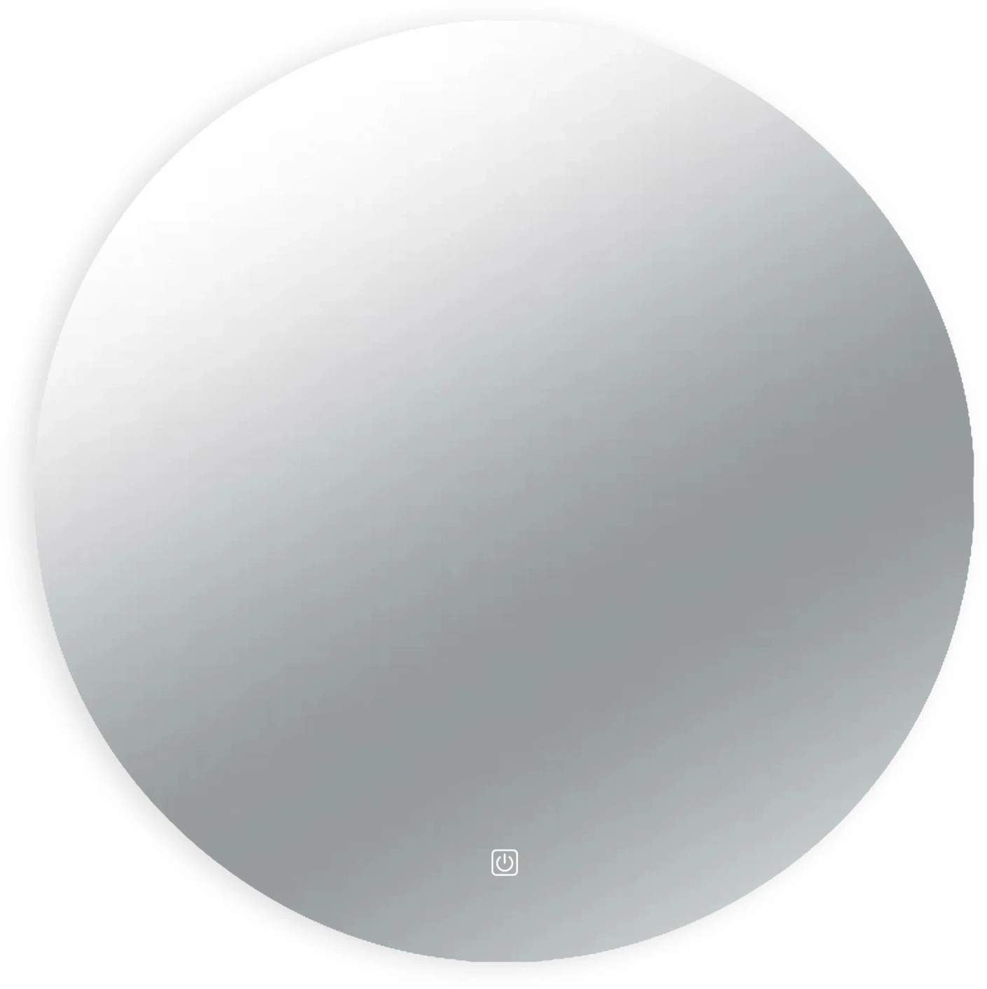 Balneo Roco oglindă 80x80 cm rotund cu iluminare cu covoraș de încălzire L0101010403-8