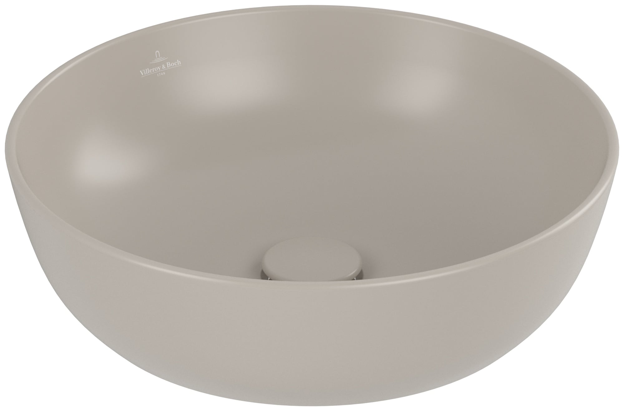 Villeroy & Boch Artis lavoar 43x43 cm rotund de blat maro/bej 417943AM