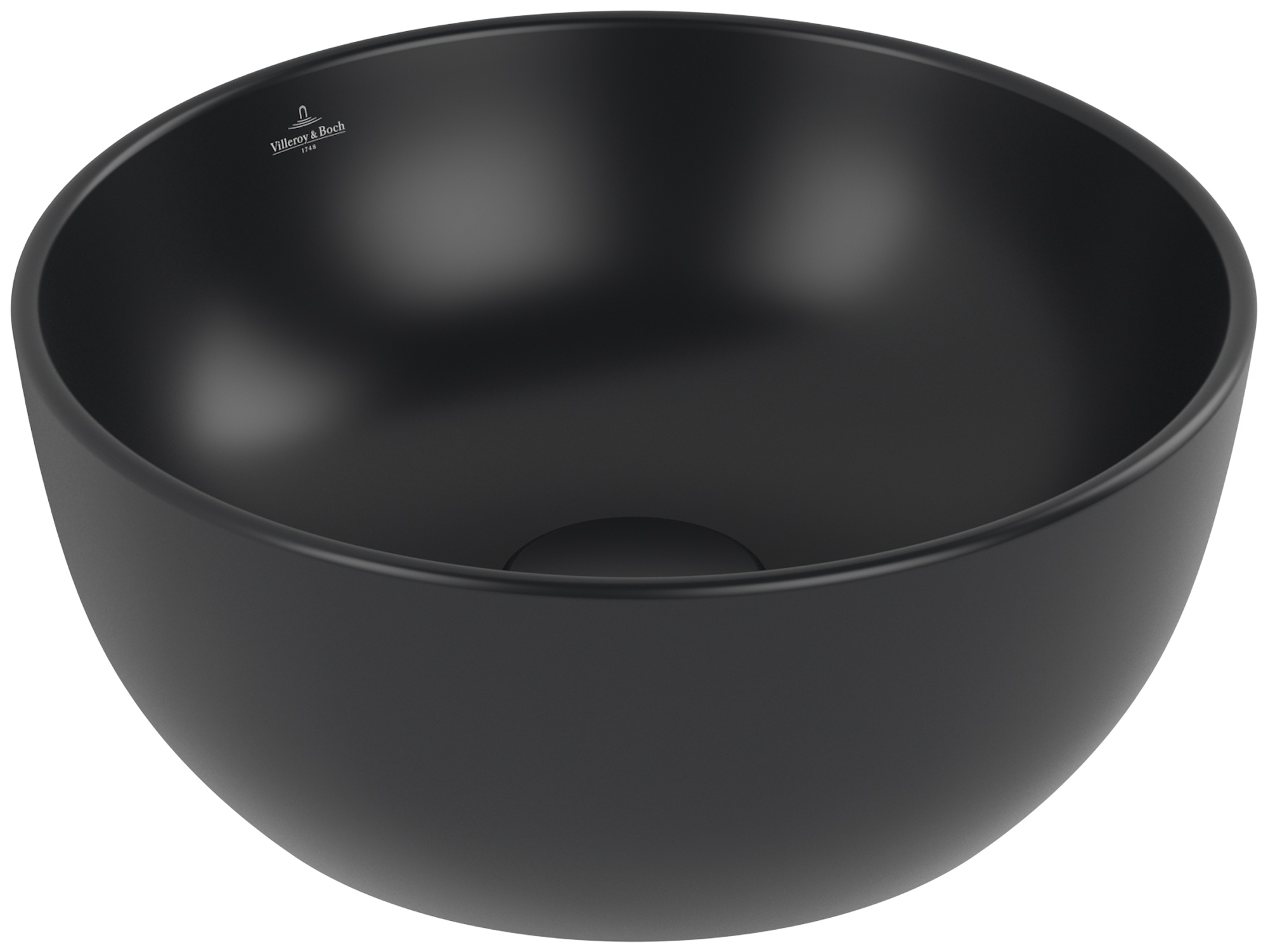 Villeroy & Boch Artis lavoar 32.5x32.5 cm rotund de blat negru 438932R7