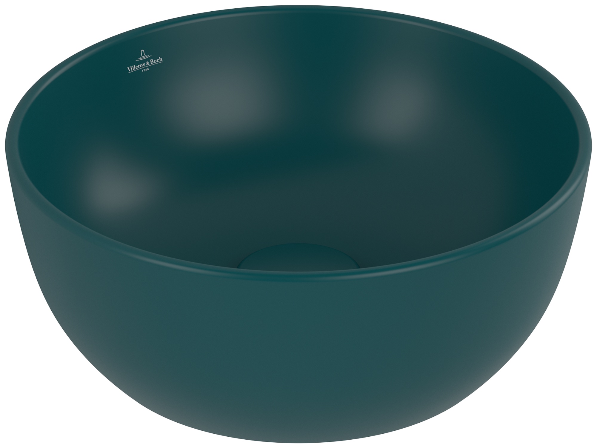 Villeroy & Boch Artis lavoar 32.5x32.5 cm rotund de blat verde 438932TE