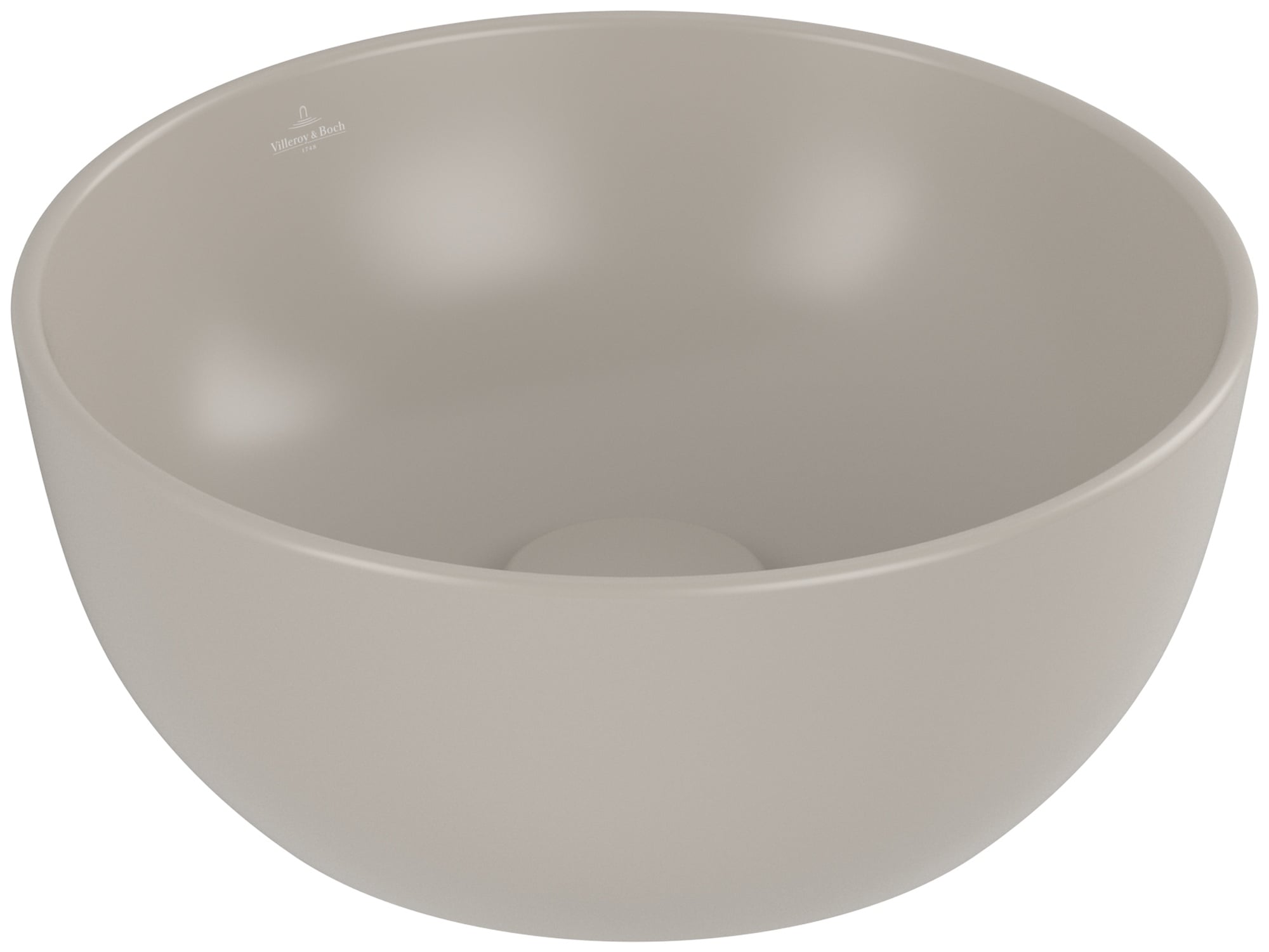 Villeroy & Boch Artis lavoar 32.5x32.5 cm rotund de blat maro/bej 438932AM