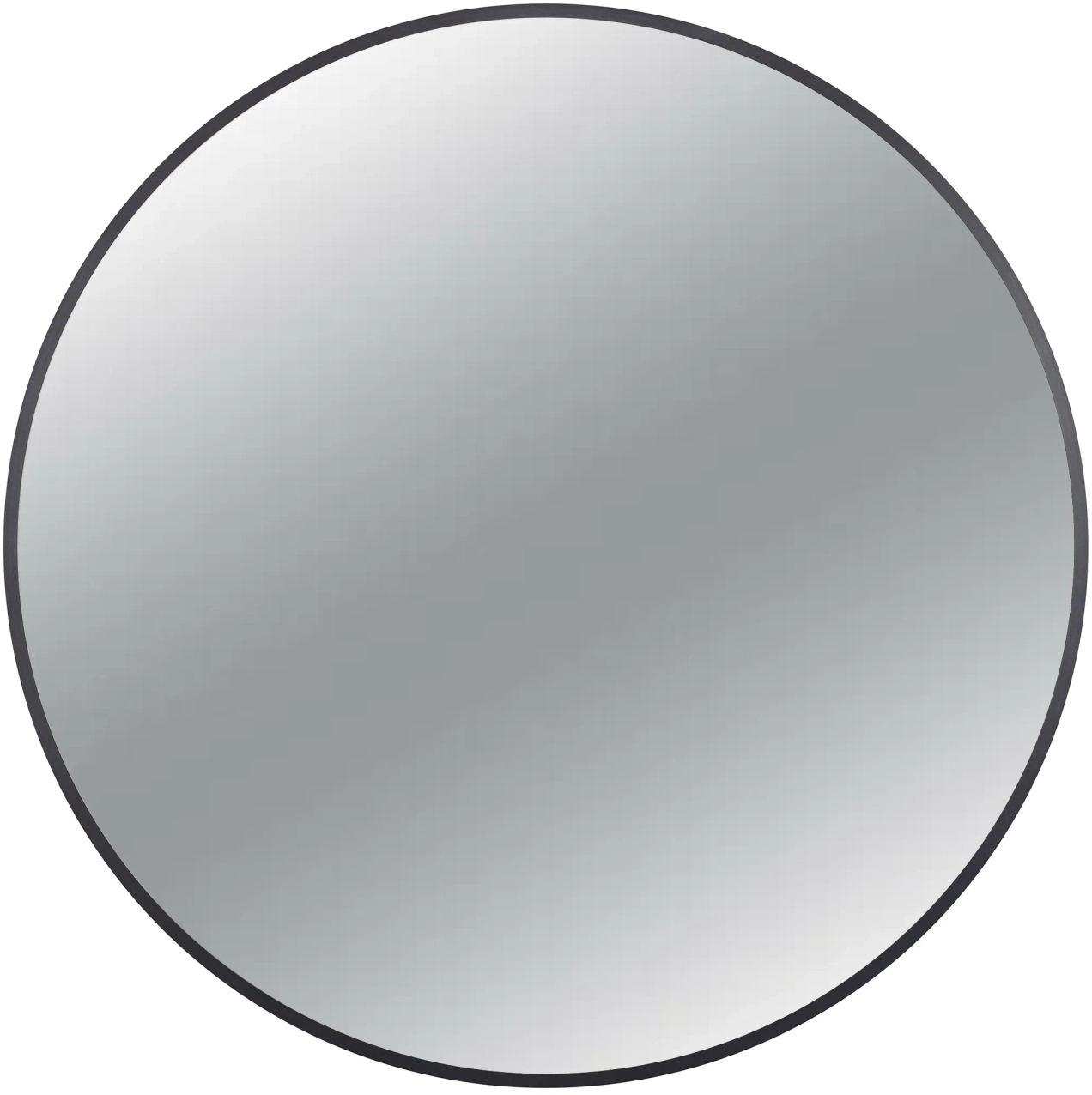 Balneo Corina oglindă 60x60 cm rotund negru L0101010503-1