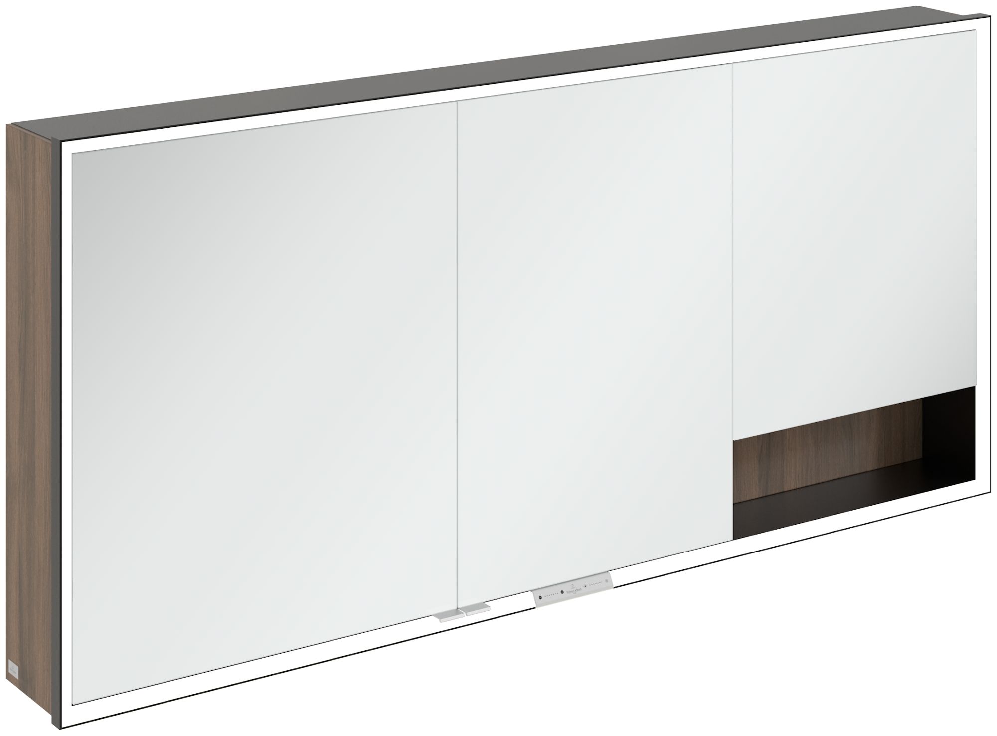 Villeroy & Boch My View+ dulap 160x16.8x75 cm cu oglinda negru-stejar B48116VH