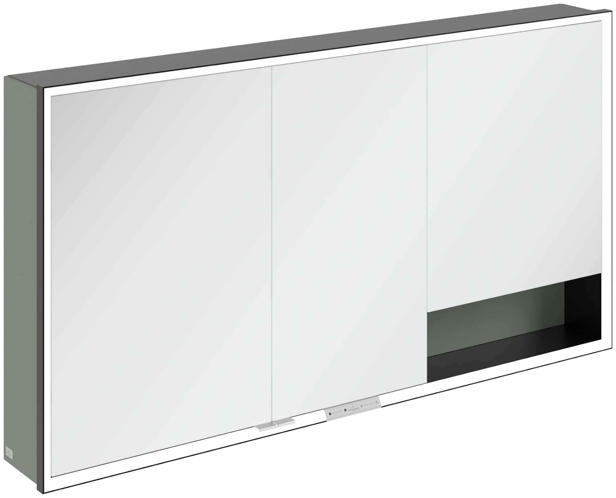 Villeroy & Boch My View+ dulap 140x16.8x75 cm cu oglinda negru-verde B48114AF