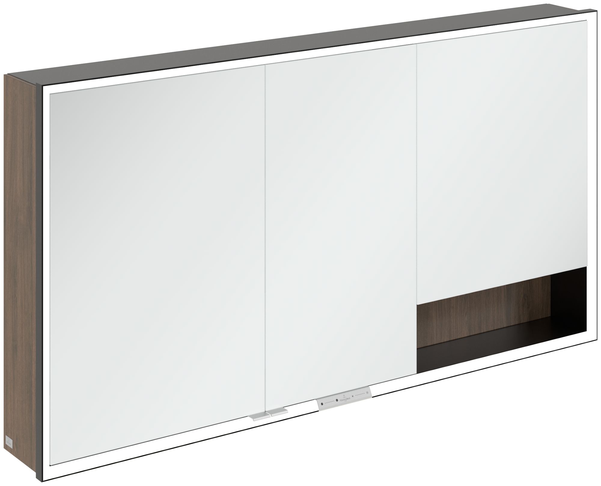 Villeroy & Boch My View+ dulap 140x16.8x75 cm cu oglinda negru-stejar B48114VH