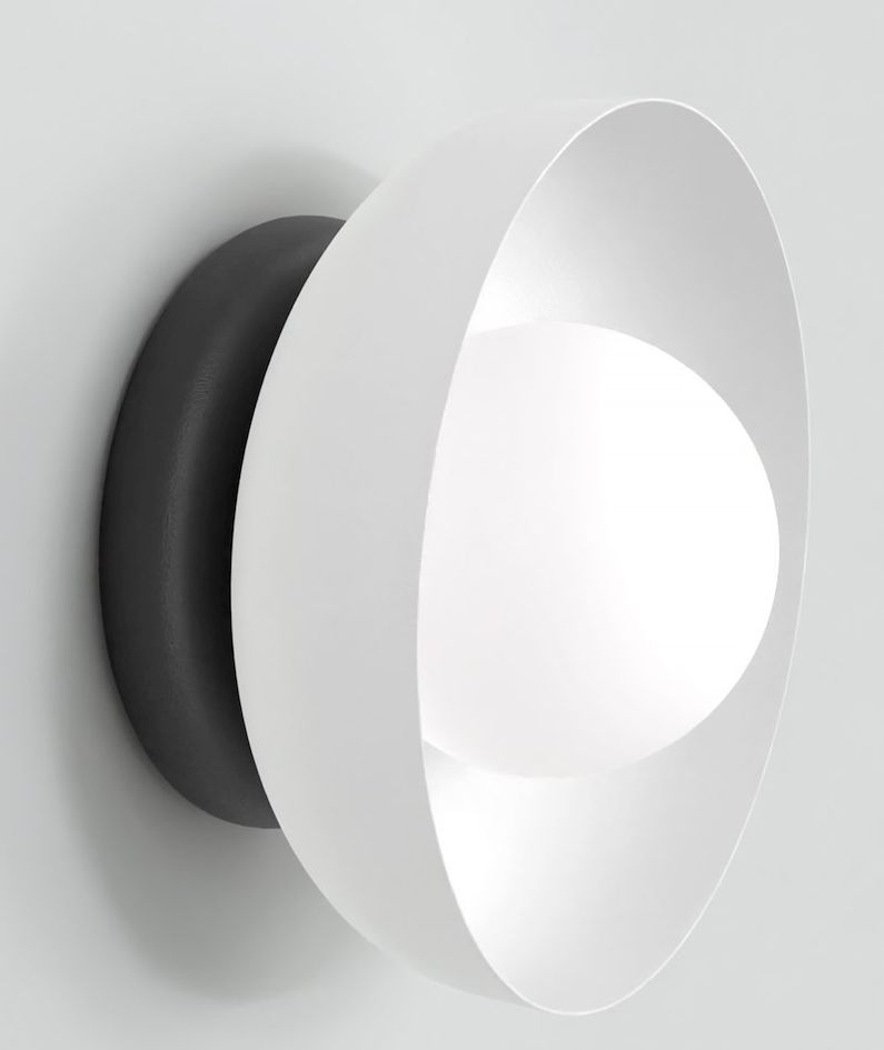 Emibig Ozzy lampă de perete 1x8 W alb-negru 1516/K1