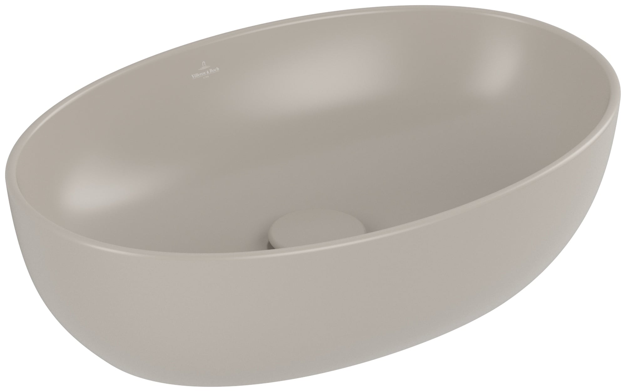 Villeroy & Boch Artis lavoar 48x32.5 cm ovale de blat maro/bej 438848AM