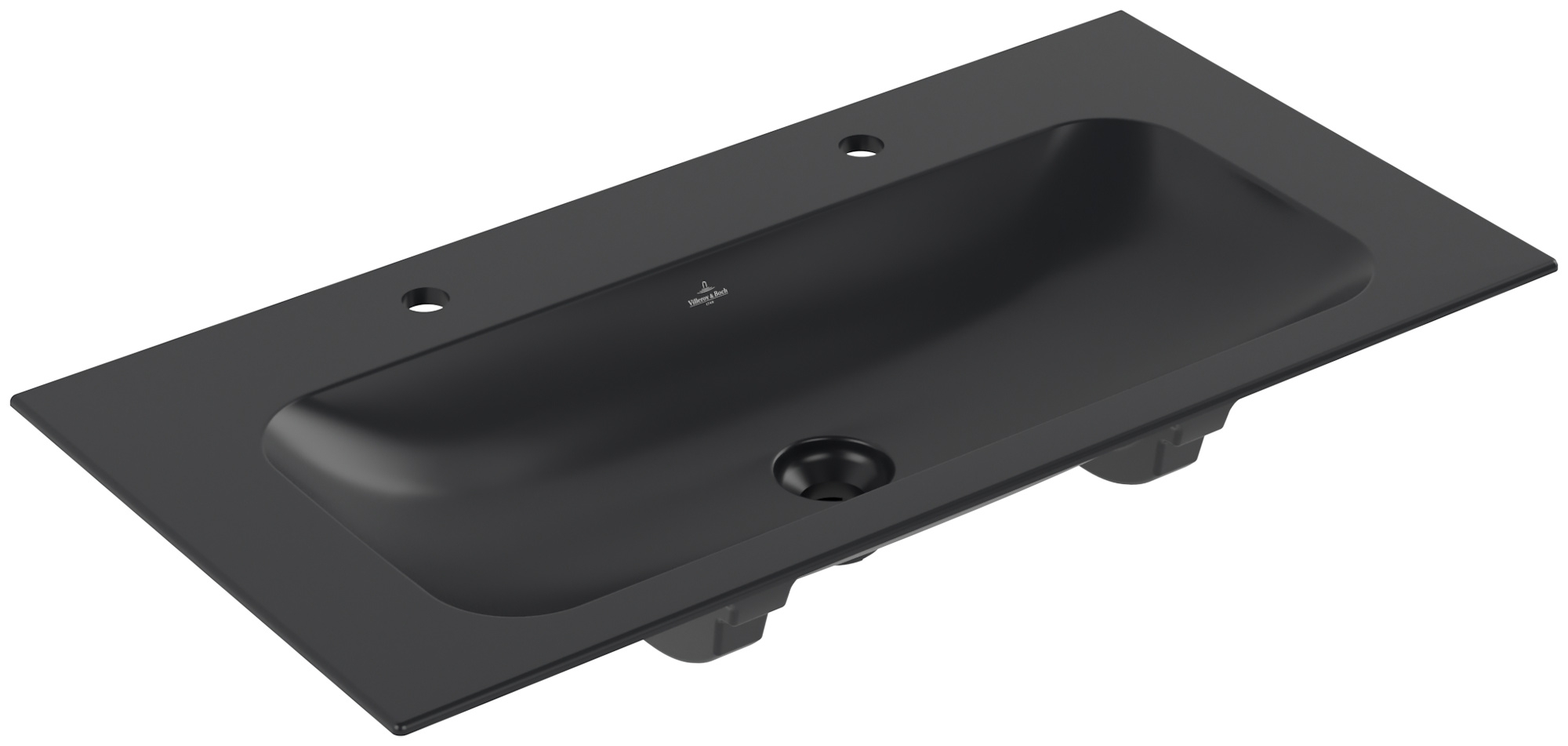 Villeroy & Boch Finion lavoar 100x50 cm dreptunghiular mobilier negru 4164A1R7