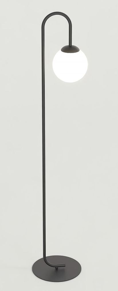 Emibig Flor lampă de podea 1x10 W negru 1495/LP1