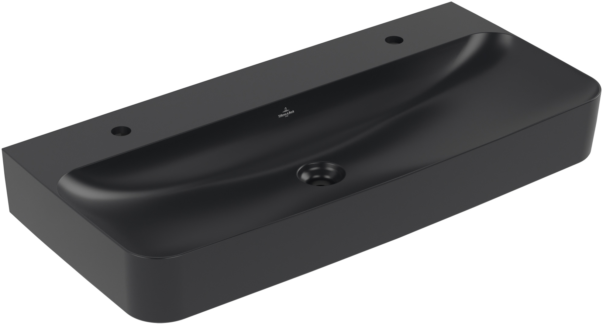 Villeroy & Boch Finion lavoar 100x47 cm dreptunghiular clasică-mobilier negru 41681LR7