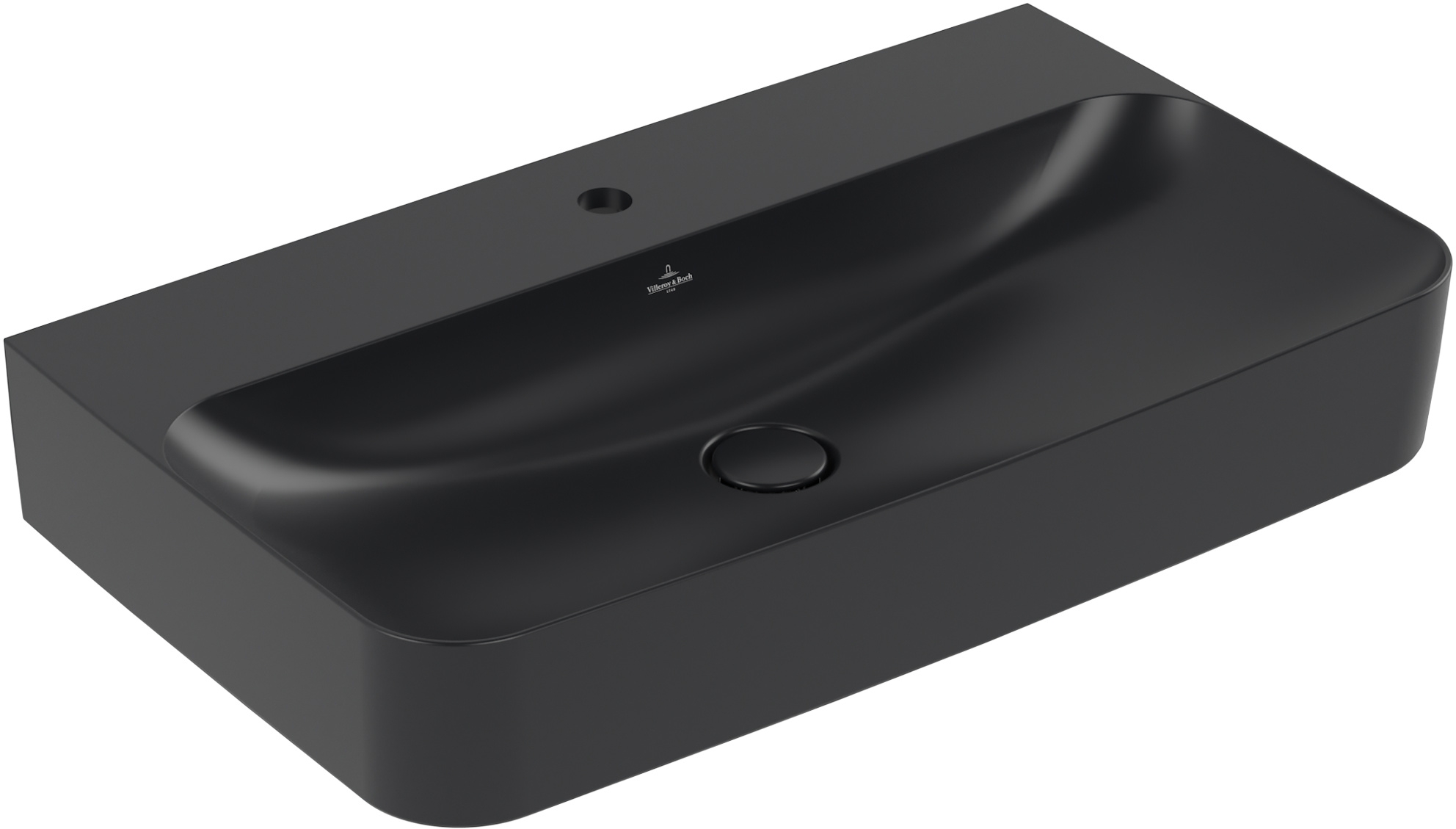 Villeroy & Boch Finion lavoar 80x47 cm dreptunghiular clasică negru 416881R7