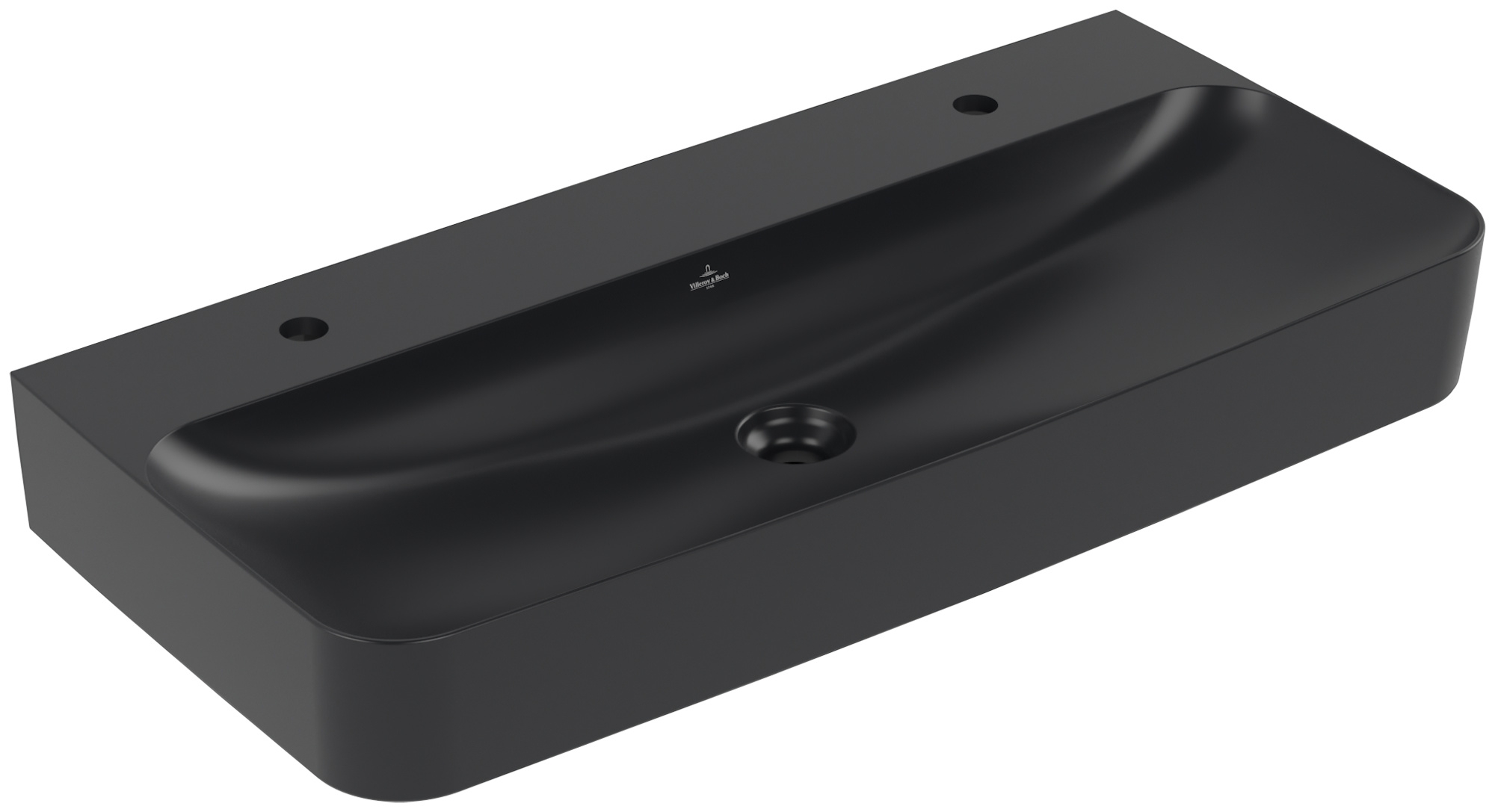 Villeroy & Boch Finion lavoar 100x47 cm dreptunghiular clasică negru mat 4168A1R7