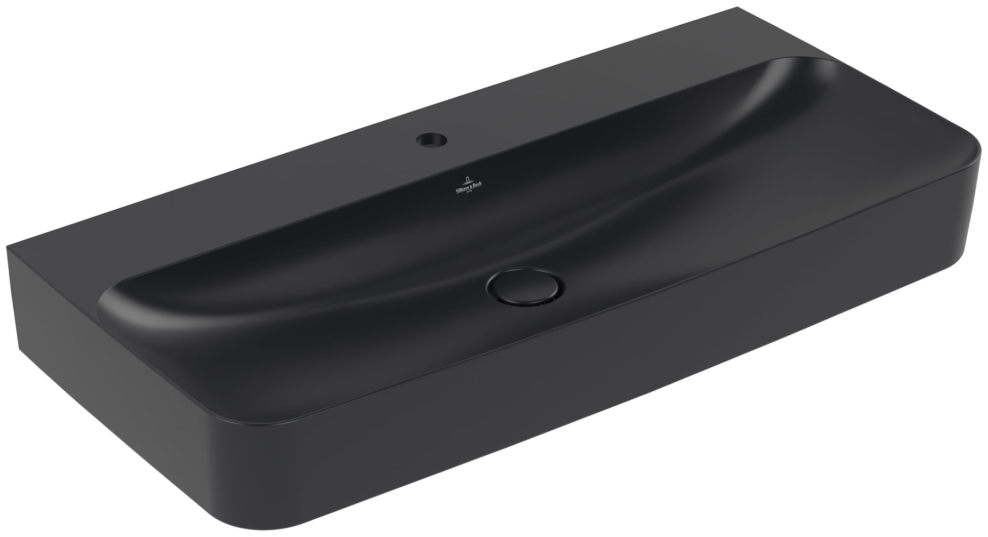 Villeroy & Boch Finion lavoar 100x47 cm dreptunghiular clasică negru mat 4168ABR7