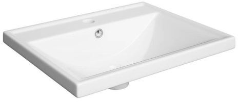 Defra Barcelona lavoar 50x40 cm dreptunghiular mobilier alb 2420