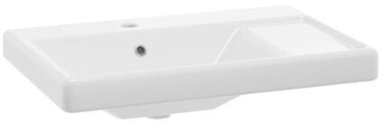 Defra Bonito lavoar 61x42.3 cm dreptunghiular mobilier alb luciu 1072