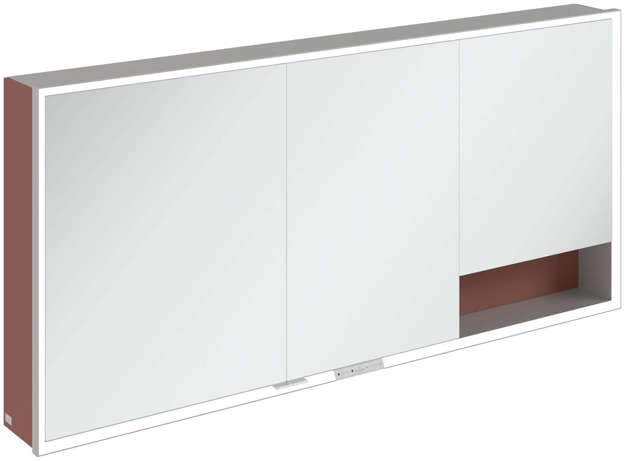 Villeroy & Boch My View+ dulap 160x16.8x75 cm cu oglinda roșu A48116AH