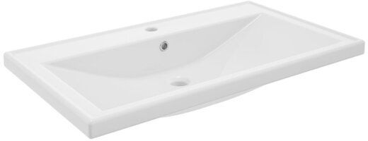 Defra Nanu lavoar 81x46 cm dreptunghiular mobilier alb 1034