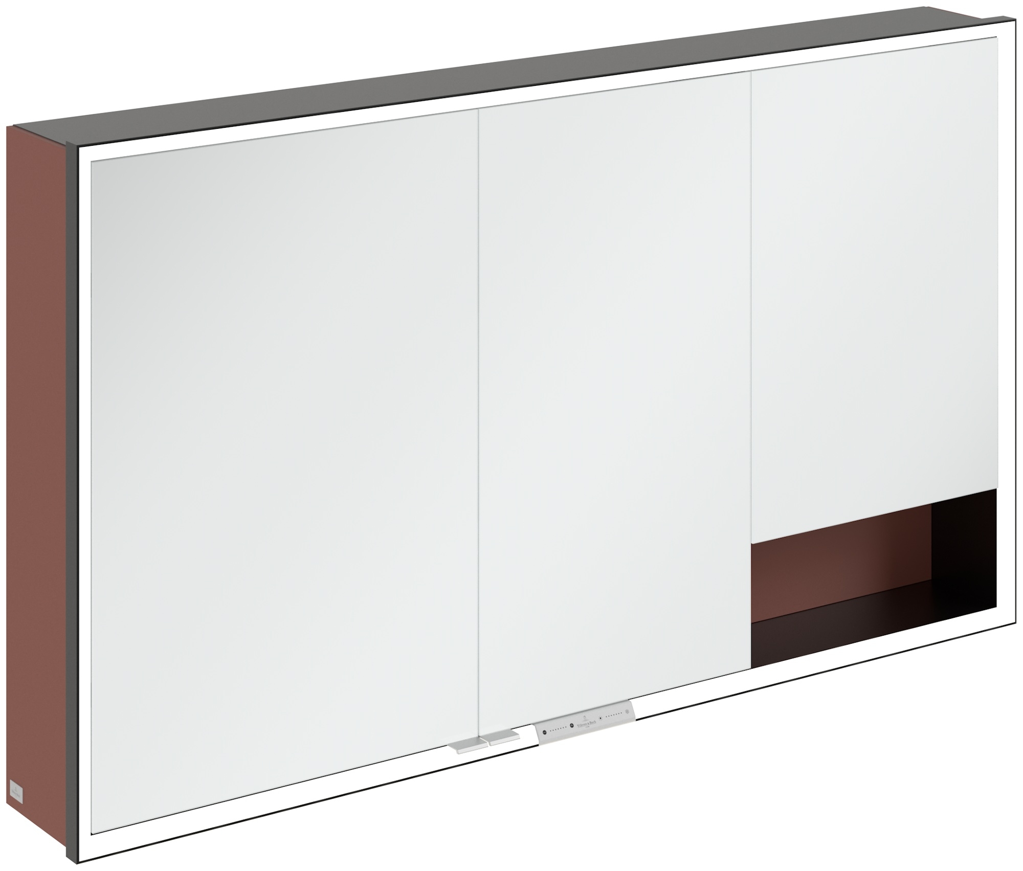 Villeroy & Boch My View+ dulap 130x16.8x75 cm cu oglinda roșu B48113AH