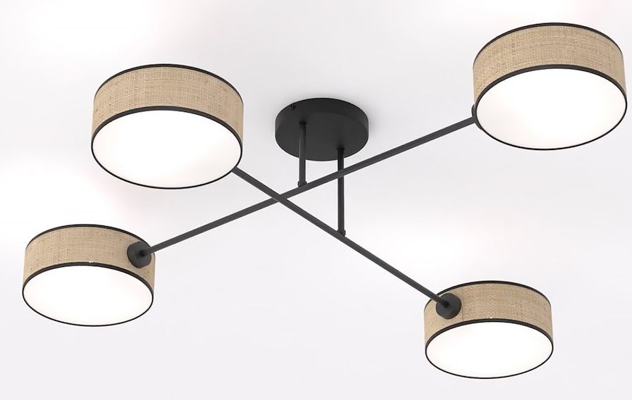 Emibig Maga lampă de tavan 4x10 W bej 1571/4
