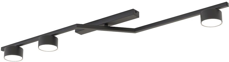 Emibig Skan lampă de tavan 3x12 W negru 1574/3