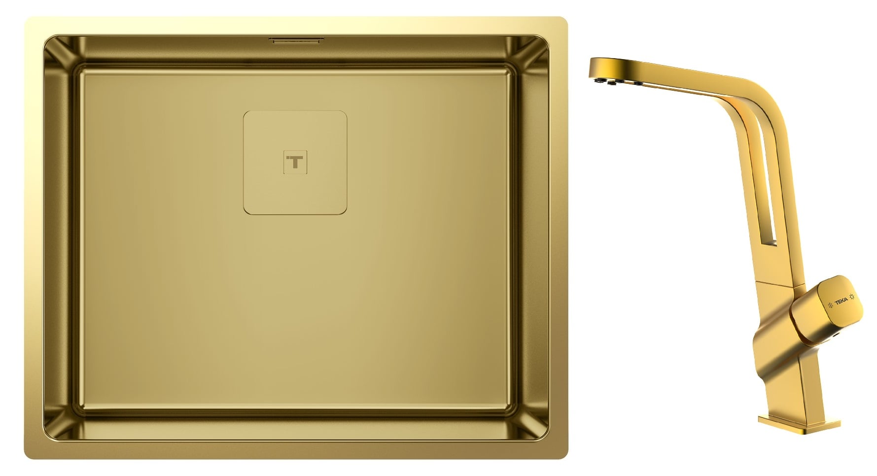 Set chiuveta din otel Teka Flexlinea 115000023, baterie bucătărie Teka ICO 116030032