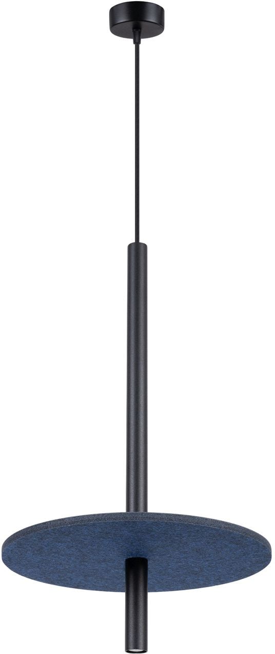 Sollux Lighting Feltro lampă suspendată 1x8 W negru-albastru SL.1881