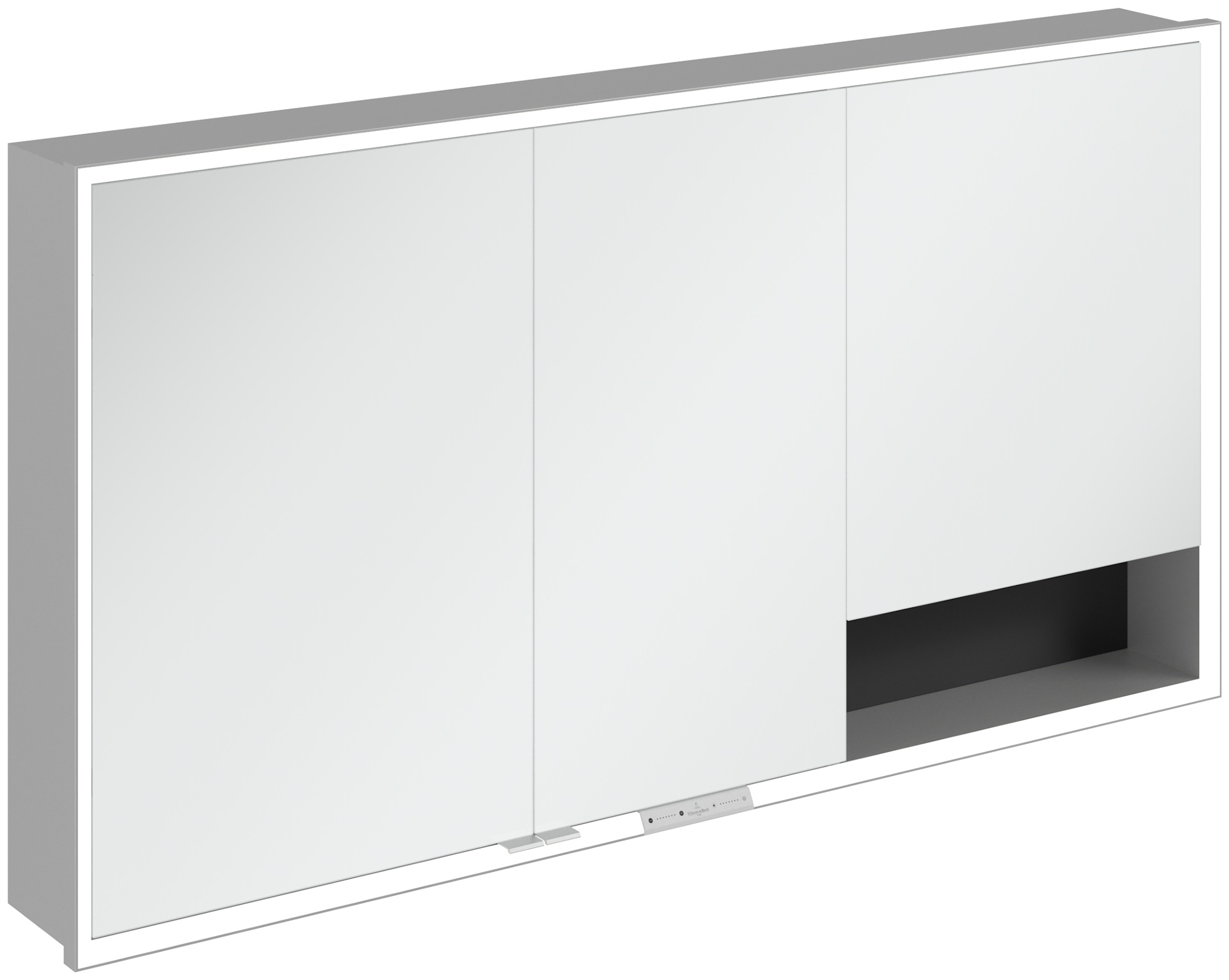 Villeroy & Boch My View+ dulap 140x16.8x75 cm cu oglinda negru A48214VL