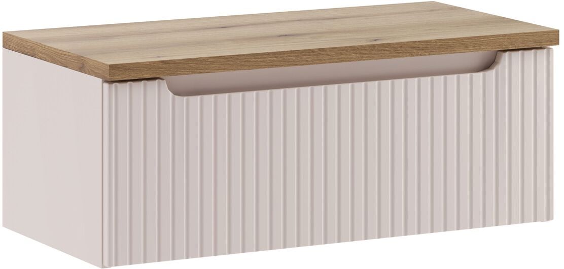 Set dulap Comad Nova Cashmere NOVA CASHMERE 82-80-40-1S, blat Comad Nova Oak NOVA OAK A 89-80