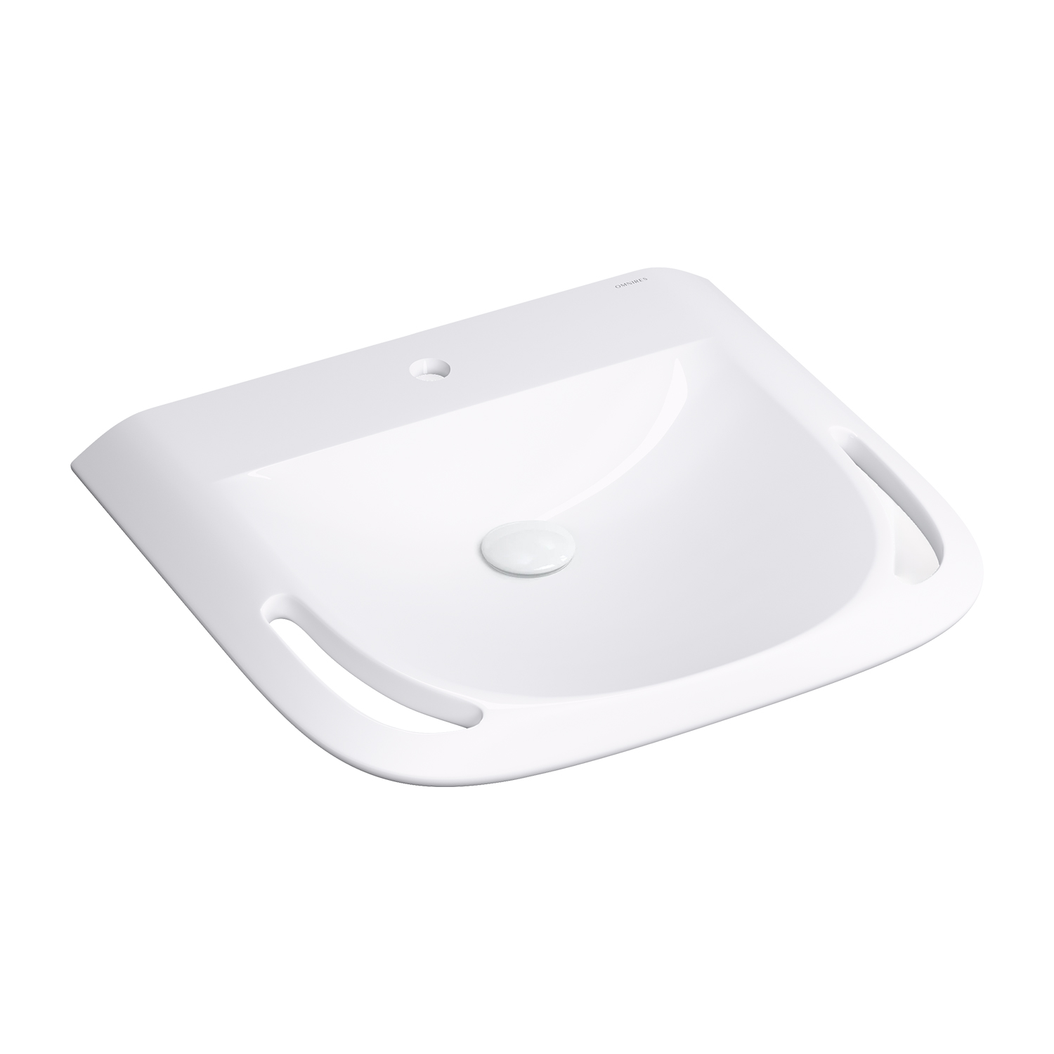 Omnires Hold M+ lavoar 60x55 cm clasică pentru persoane cu dizabilități alb HOLDUWBP