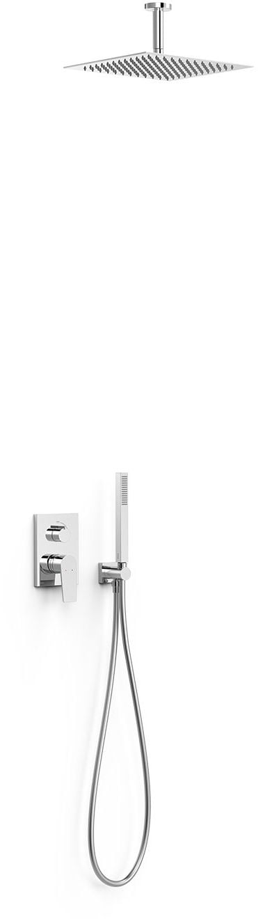 Tres Project set de duș ascuns cu duș de ploaie crom 21128003